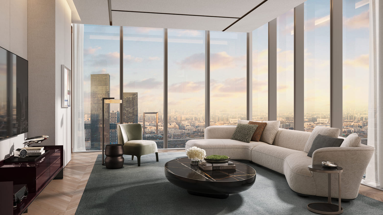 تصاویر پروژه The material palette of Jumeirah Residences Emirates