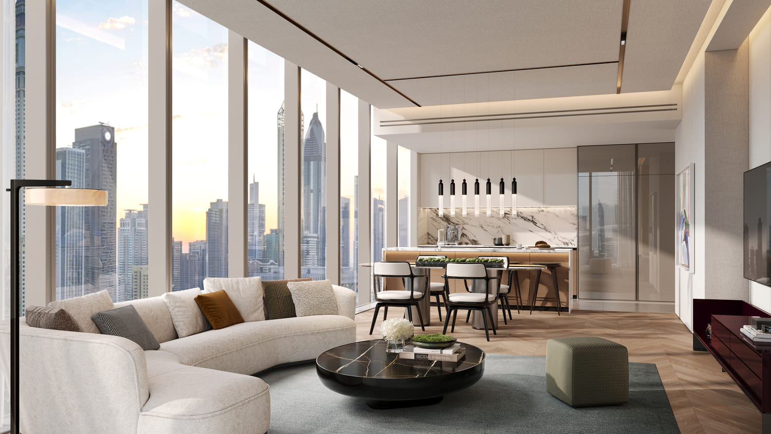 تصاویر پروژه The material palette of Jumeirah Residences Emirates