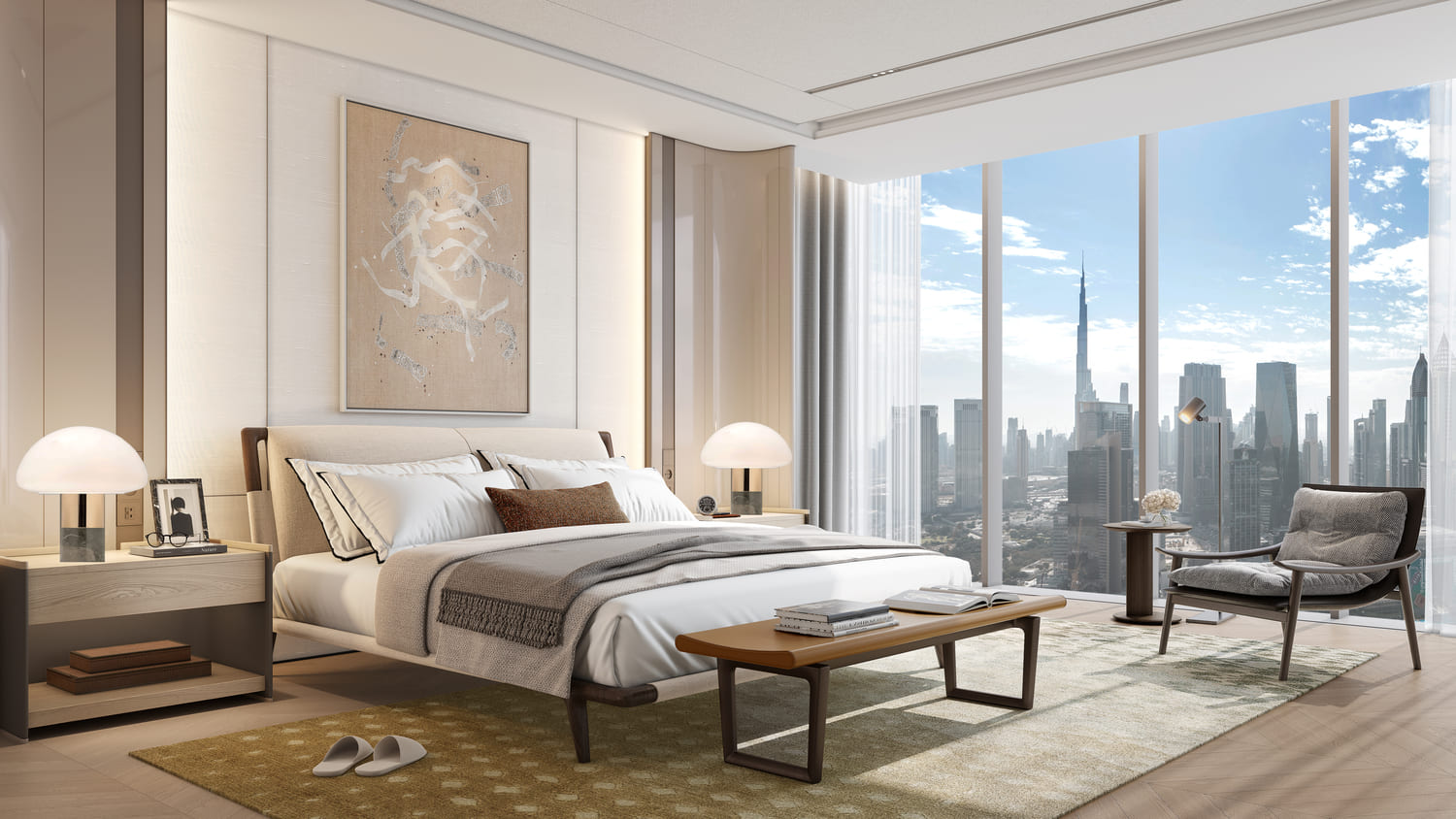 تصاویر پروژه The material palette of Jumeirah Residences Emirates
