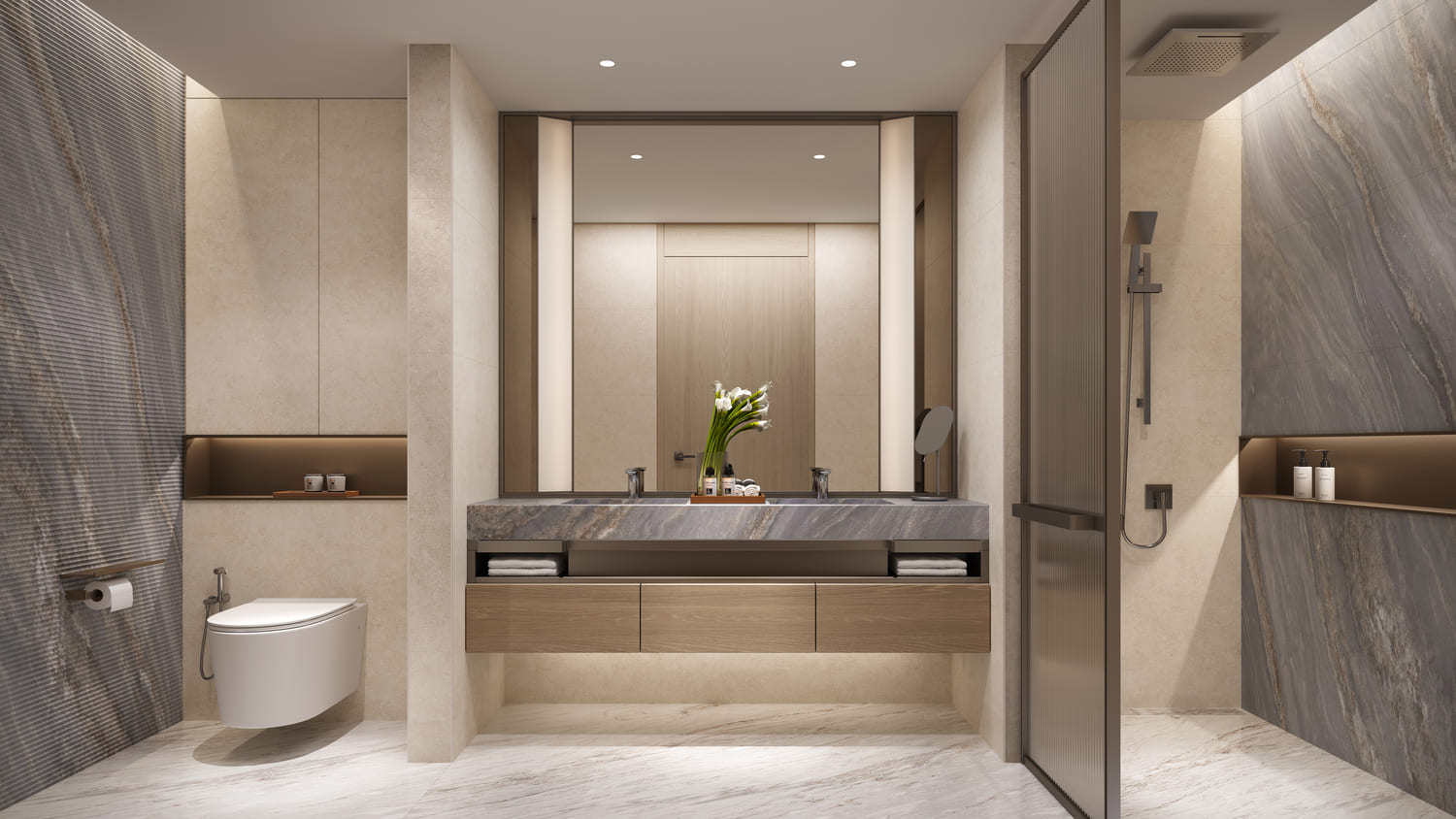 تصاویر پروژه The material palette of Jumeirah Residences Emirates