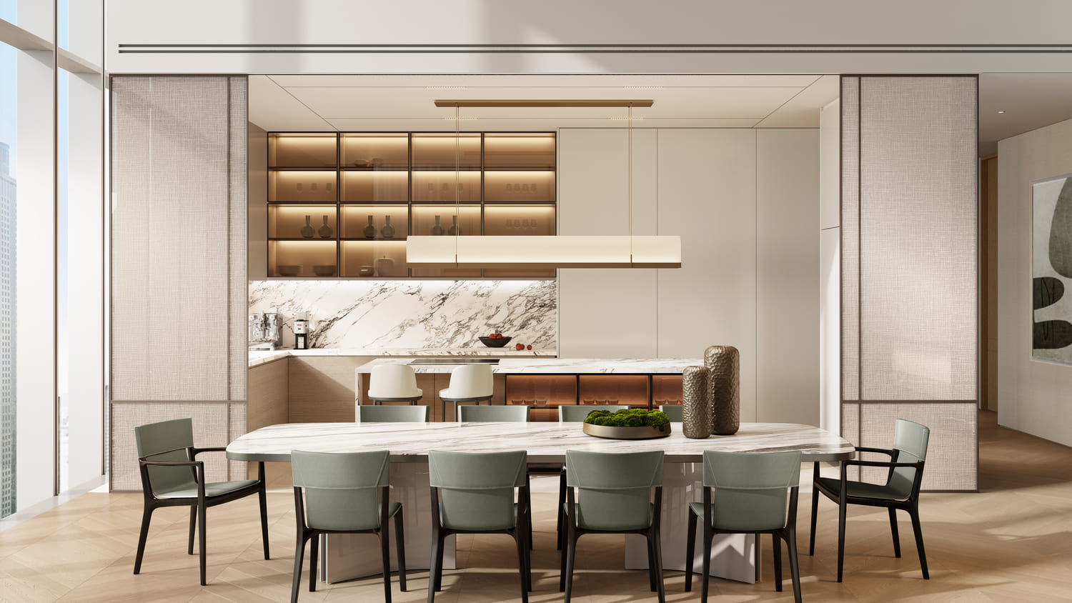 تصاویر پروژه The material palette of Jumeirah Residences Emirates