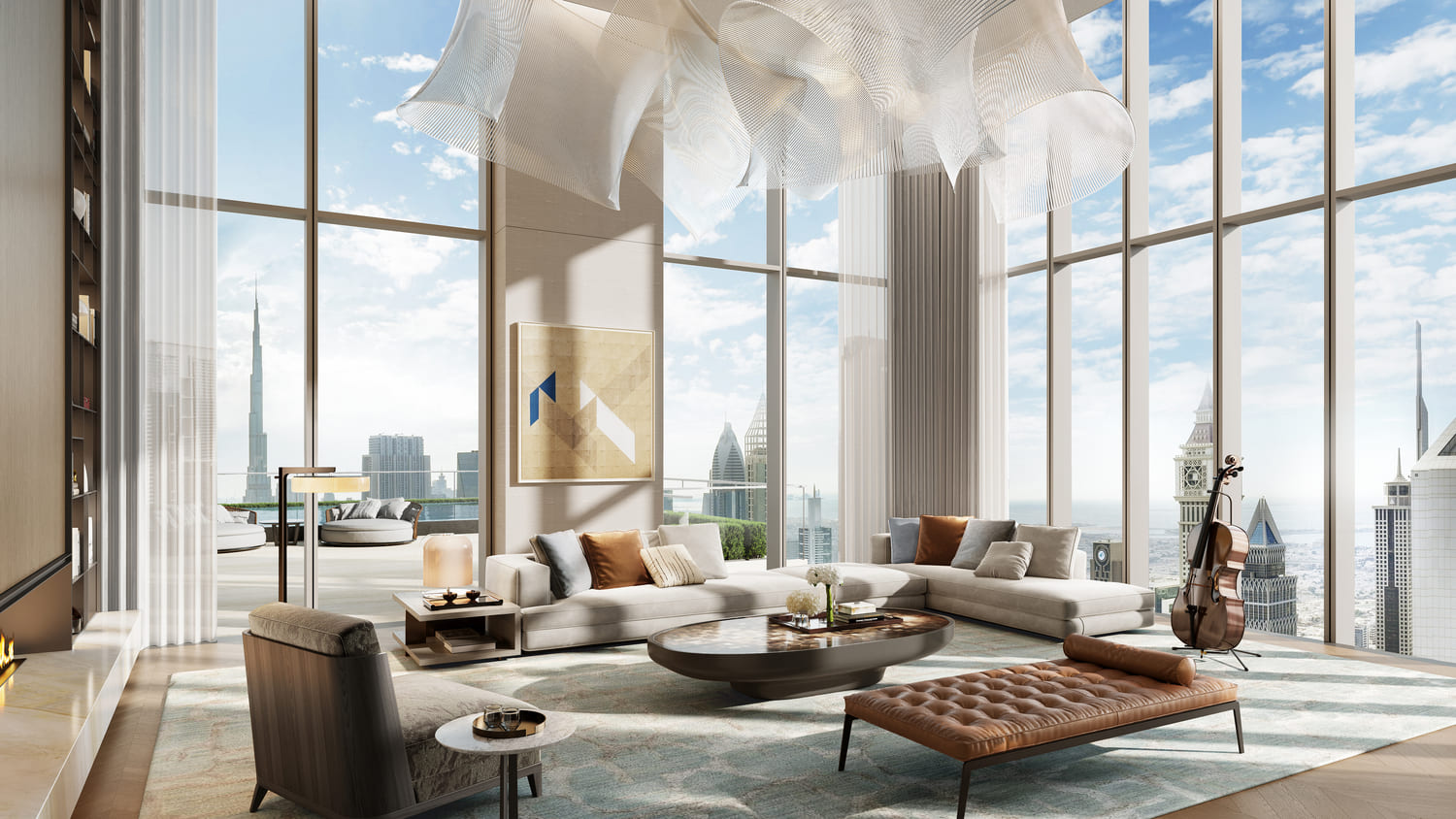 تصاویر پروژه The material palette of Jumeirah Residences Emirates