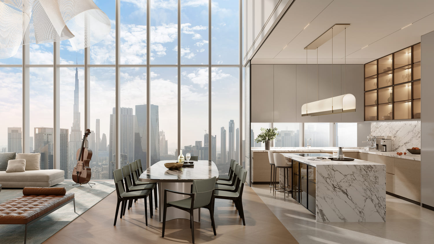 تصاویر پروژه The material palette of Jumeirah Residences Emirates