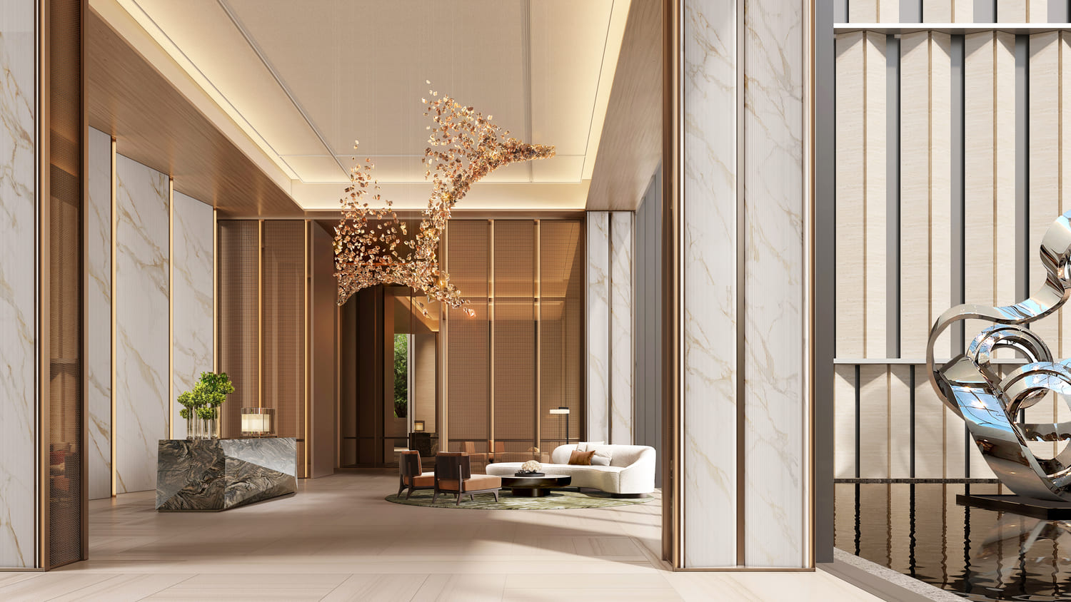 تصاویر پروژه The material palette of Jumeirah Residences Emirates