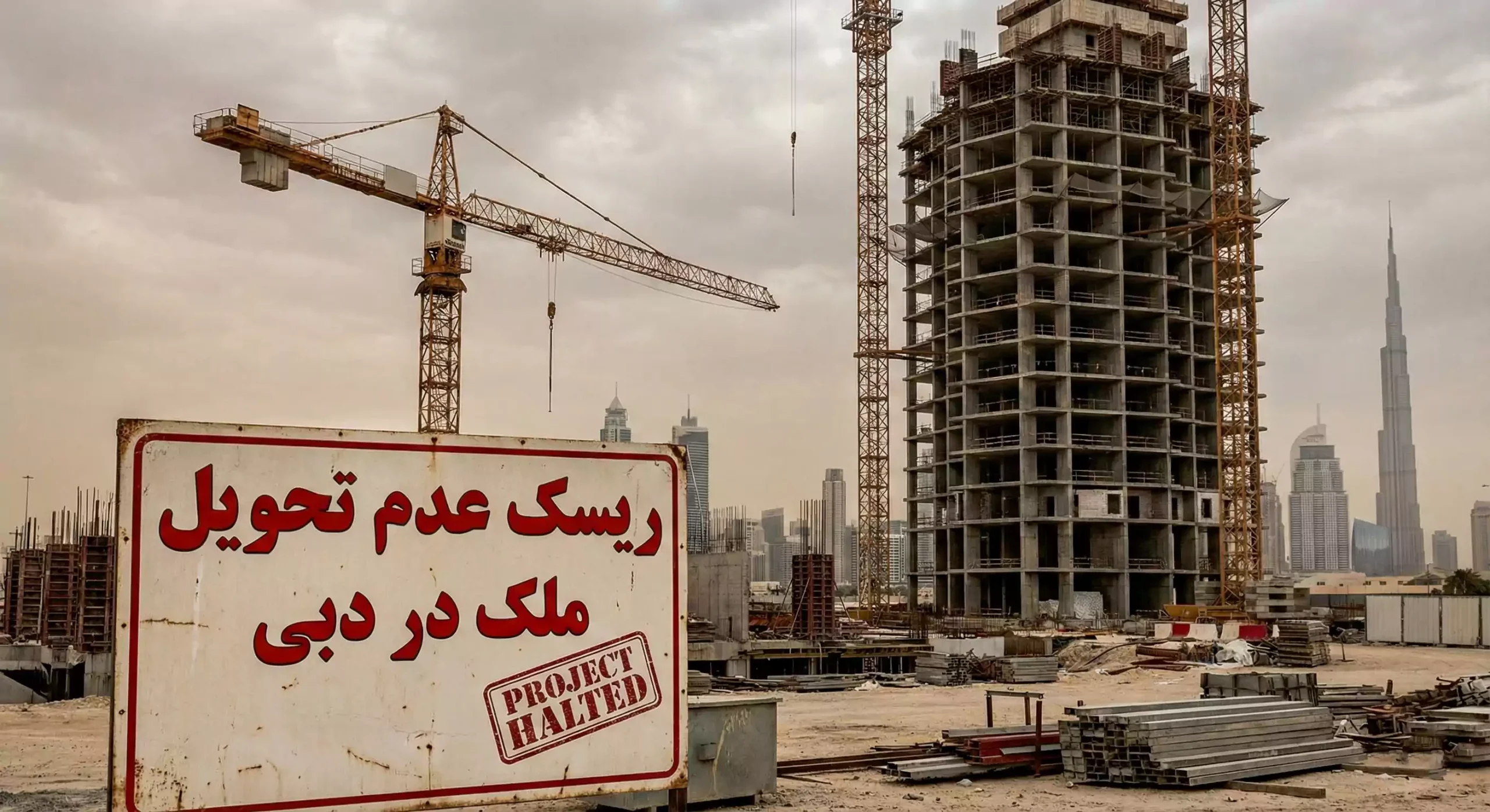 مشکل عدم تحویل ملک در دبی